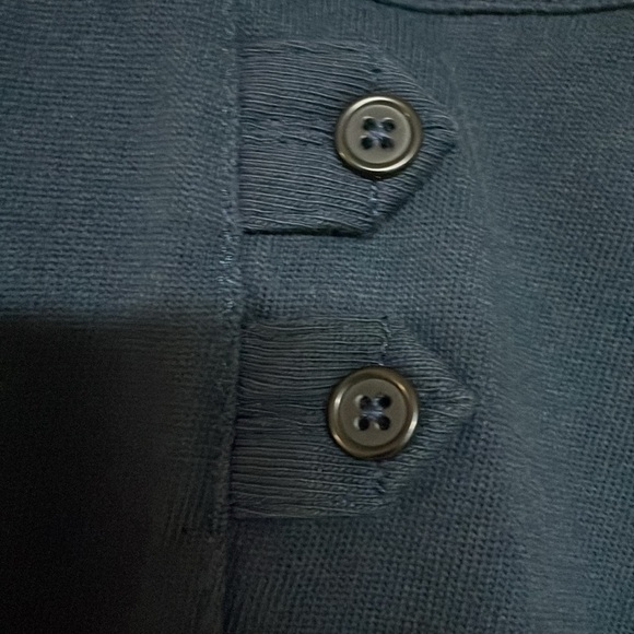 Lands' End size 16 Navy Blue 100% Cotton Pencil Mini Skirt with Built-in Shorts - Picture 4 of 9